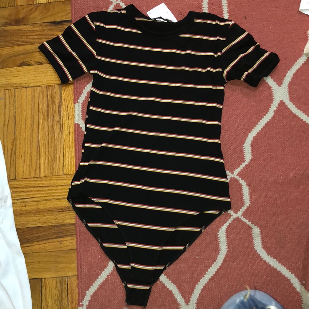 COPY - Stripped t shirt body suit